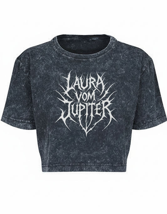Laura vom Jupiter Acid Washed Crop Top