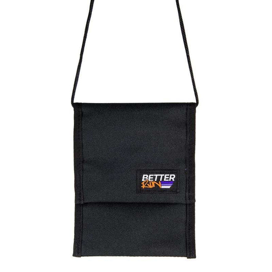 Betterrun Neck Pouch Schwarz Vorderseite