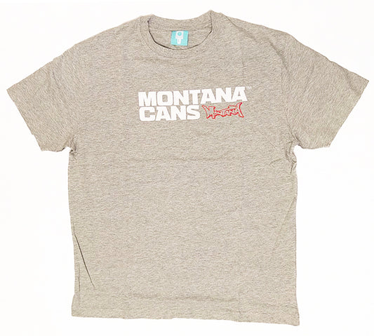 Montana Cans Logo Shirt, grau rot