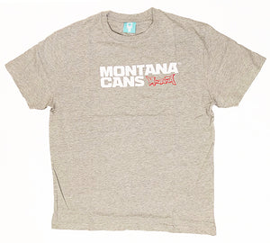Montana Cans Logo Shirt, grau rot